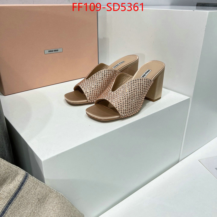 Women Shoes-Miu Miu,7 star quality designer replica , ID: SD5361,$: 109USD