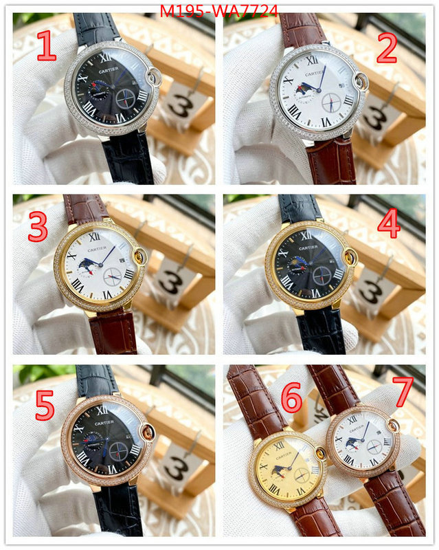 Watch(4A)-Cartier,copy aaaaa , ID: WA7724,$: 195USD
