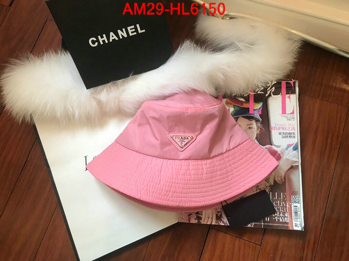 Cap (Hat)-Prada,high quality 1:1 replica , ID: HL6150,$: 29USD