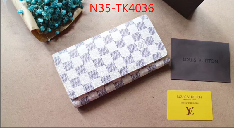 LV Bags(4A)-Wallet,ID: TK4036,$: 35USD