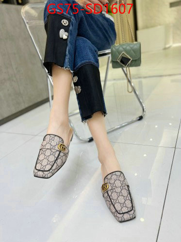 Women Shoes-Gucci,for sale cheap now , ID: SD1607,$: 75USD