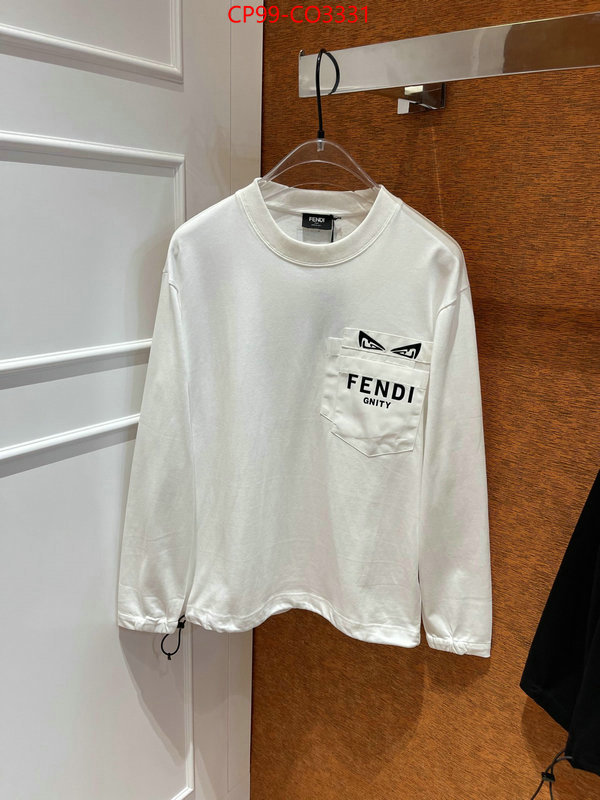 Clothing-Fendi,cheap online best designer , ID: CO3331,$: 99USD