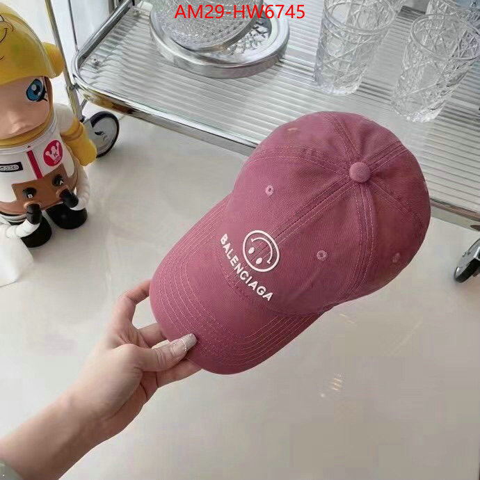 Cap (Hat)-Balenciaga,the most popular , ID: HW6745,$: 29USD