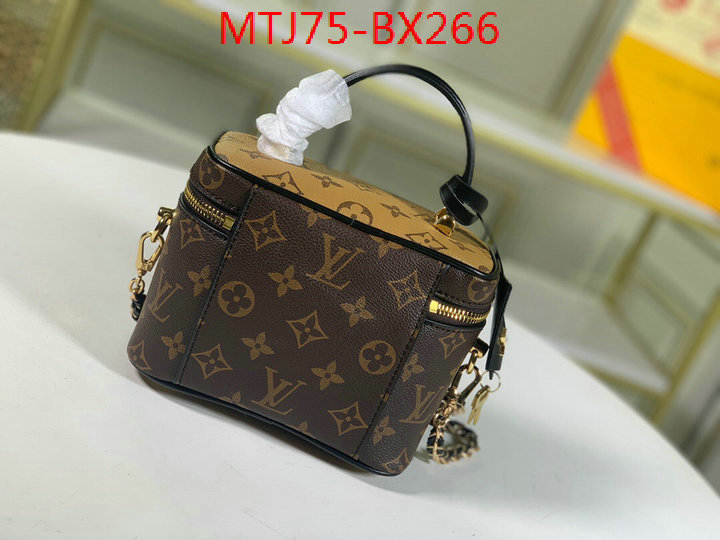 LV Bags(4A)-Vanity Bag-,wholesale ,ID: BX266,$: 75USD