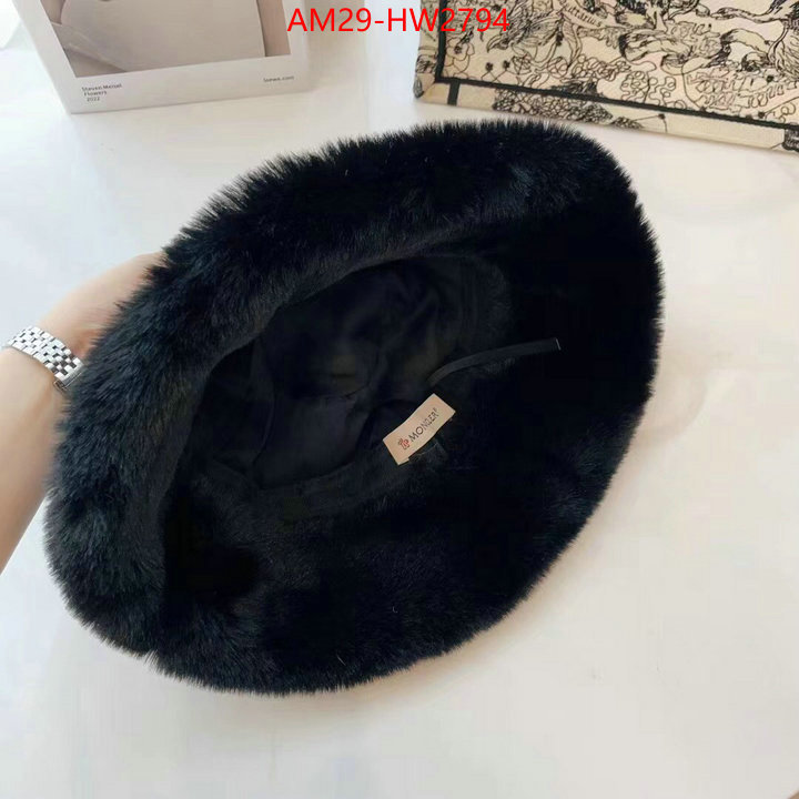 Cap (Hat)-Moncler,wholesale 2023 replica , ID: HW2794,$: 29USD