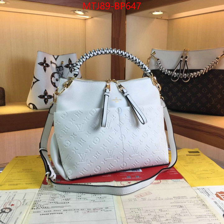 LV Bags(4A)-Handbag Collection-,ID: BP647,$: 89USD