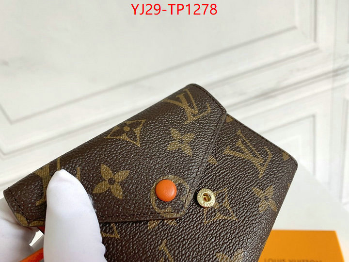 LV Bags(4A)-Wallet,ID: TP1278,$: 29USD