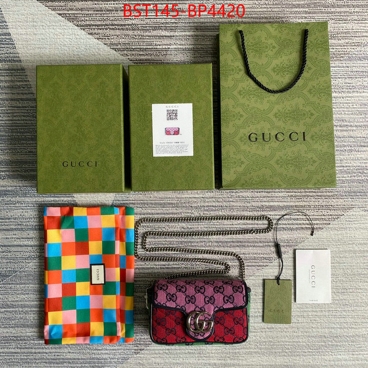Gucci Bags(TOP)-Marmont,buy cheap ,ID: BP4420,$: 145USD