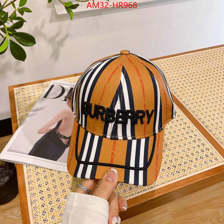 Cap (Hat)-Burberry,where can you buy replica , ID: HR968,$: 32USD