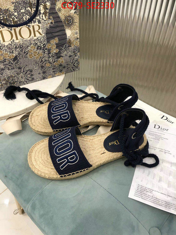 Women Shoes-Dior,top 1:1 replica , ID: SE2330,$: 79USD