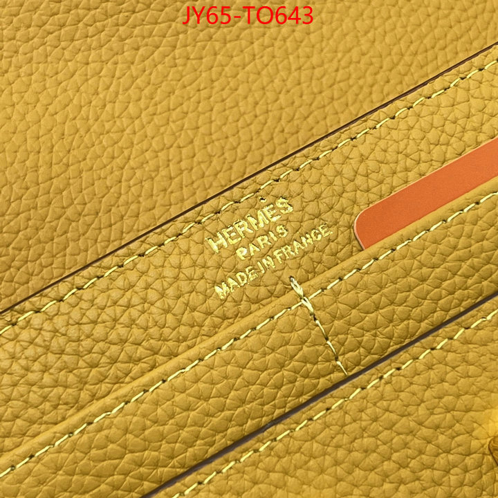 Hermes Bags(4A)-Wallet-,cheap wholesale ,ID: TO643,$: 65USD