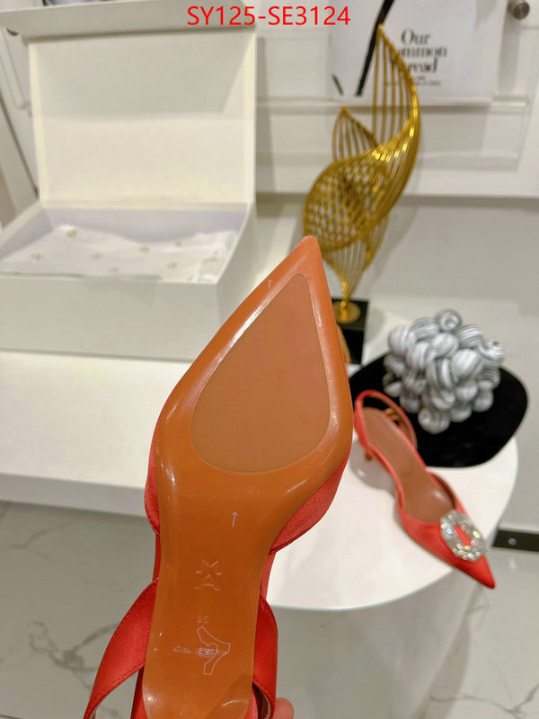 Women Shoes-Amina Muaddi,top quality , ID: SE3124,$: 125USD