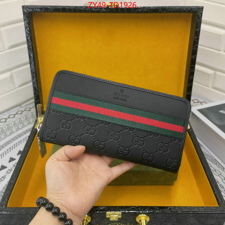 Gucci Bags(4A)-Wallet-,luxury shop ,ID: TD1926,$: 49USD