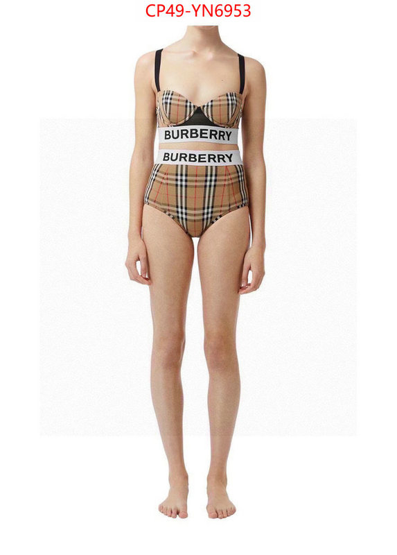 Swimsuit-Burberry,replica 1:1 high quality , ID: YN6953,$: 49USD