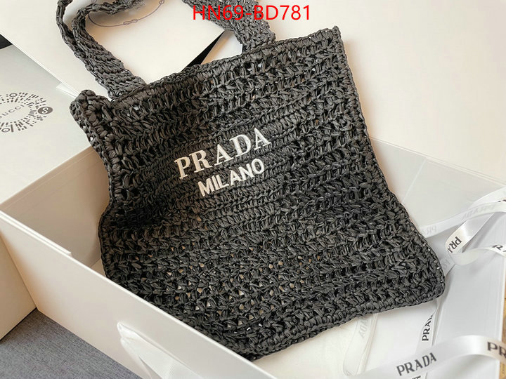 Prada Bags(4A)-Handbag-,we curate the best ,ID: BD781,$: 69USD