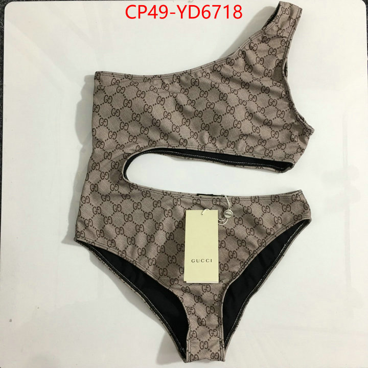 Swimsuit-GUCCI,customize best quality replica , ID: YD6718,$: 49USD