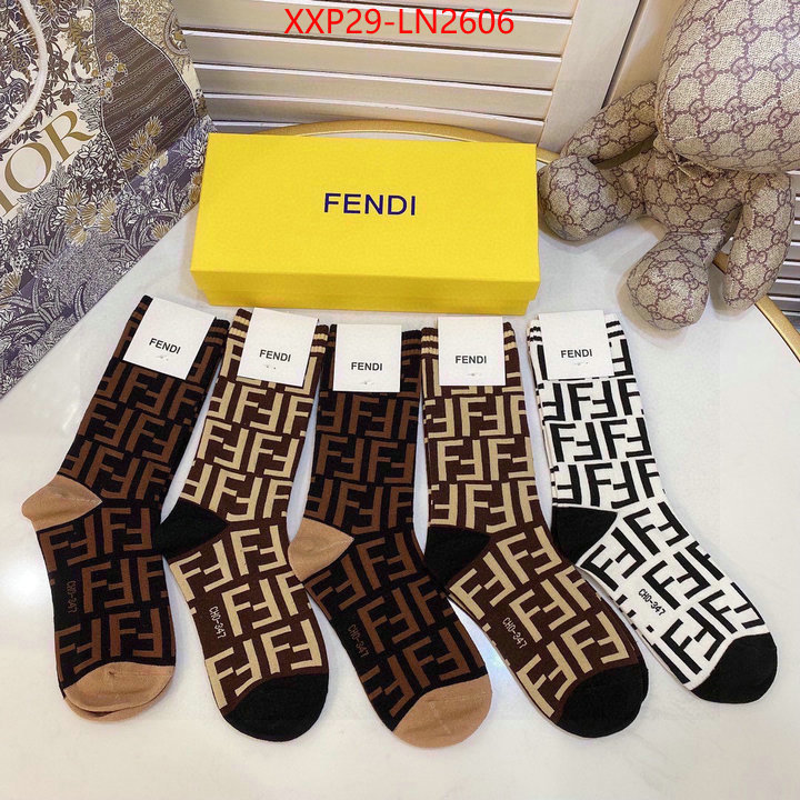 Sock-Fendi,buy 1:1 , ID: LN2606,$: 29USD