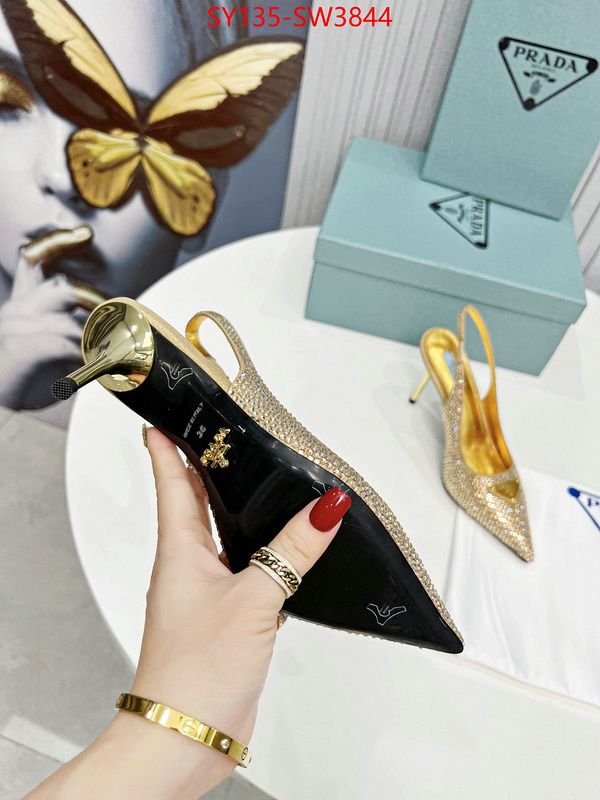 Women Shoes-Prada,fake , ID: SW3844,$: 135USD