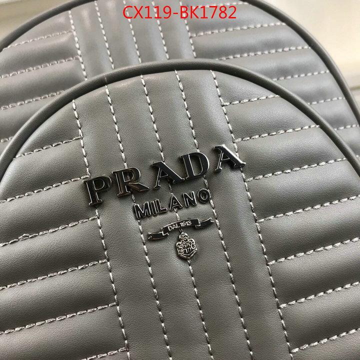 Prada Bags(4A)-Backpack-,buy best quality replica ,ID: BK1782,$:119USD