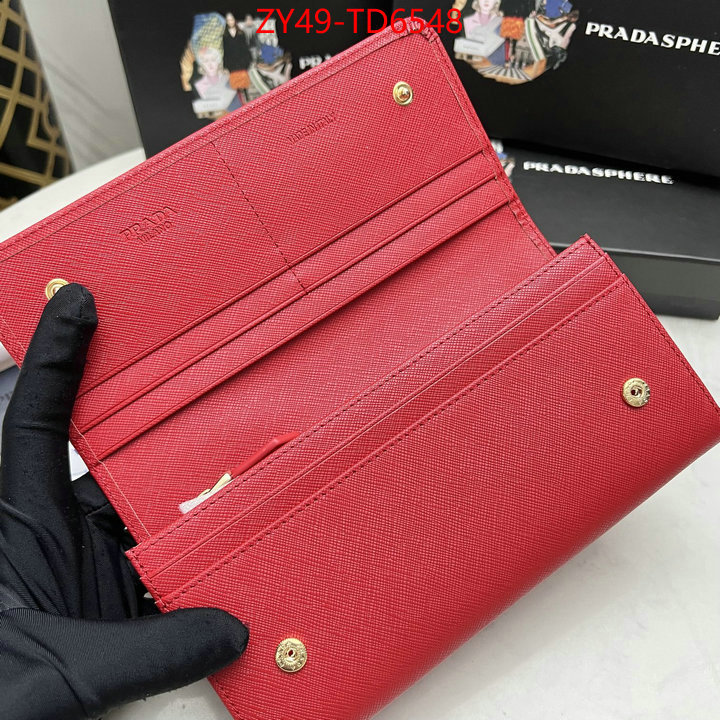 Prada Bags(4A)-Wallet,high quality online ,ID: TD6548,$: 49USD