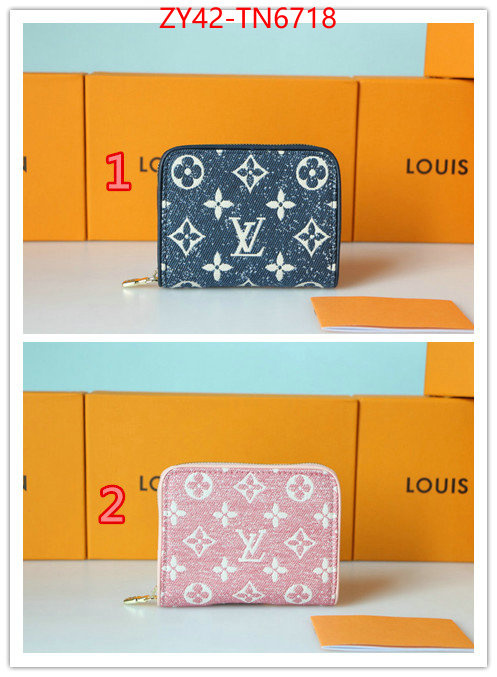 LV Bags(4A)-Wallet,ID: TN6718,$: 42USD