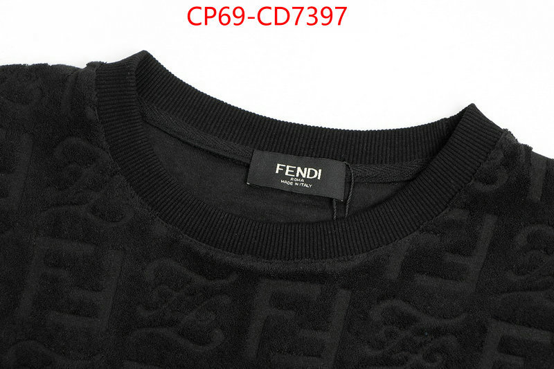 Clothing-Fendi,replica wholesale , ID: CD7397,$: 69USD