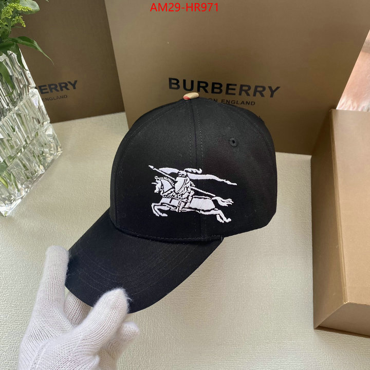 Cap (Hat)-Burberry,copy aaaaa , ID: HR971,$: 29USD