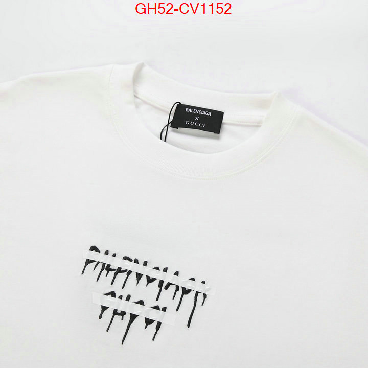 Clothing-Balenciaga,the top ultimate knockoff , ID: CV1152,$: 52USD