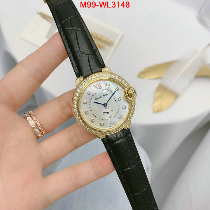 Watch(4A)-Cartier,1:01 , ID: WL3148,$: 99USD