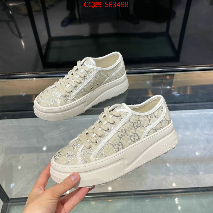 Women Shoes-Gucci,fake aaaaa , ID: SE3498,$: 89USD