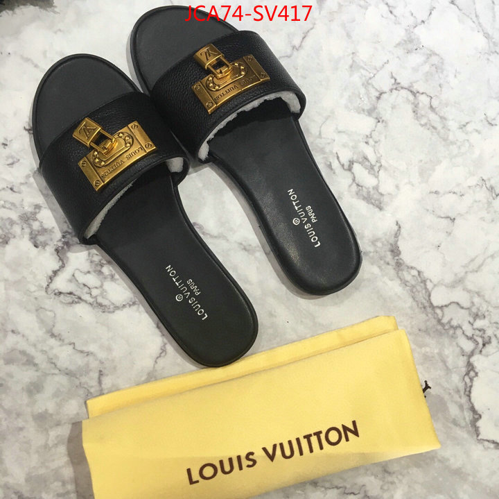 Women Shoes-LV,what 1:1 replica , ID: SV417,$:74USD