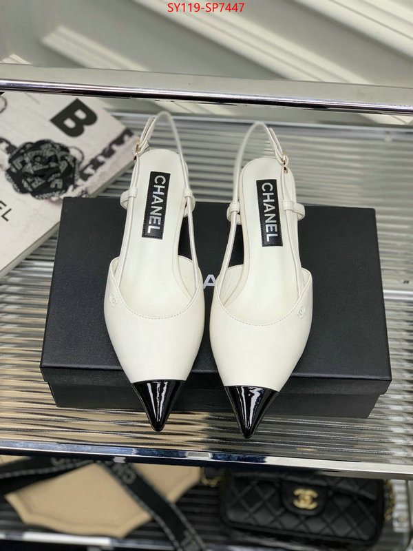 Women Shoes-Chanel,fake designer , ID: SP7447,$: 119USD