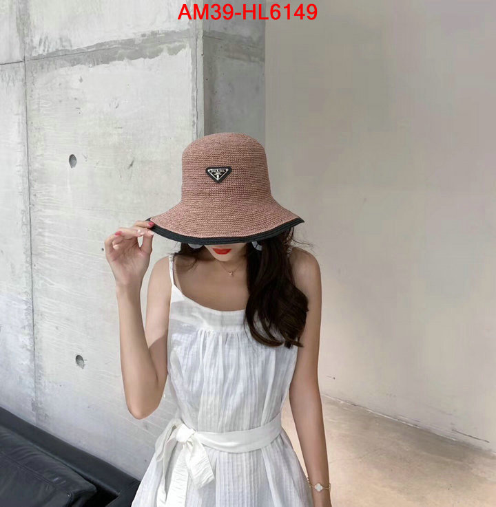 Cap (Hat)-Prada,luxury fashion replica designers , ID: HL6149,$: 39USD