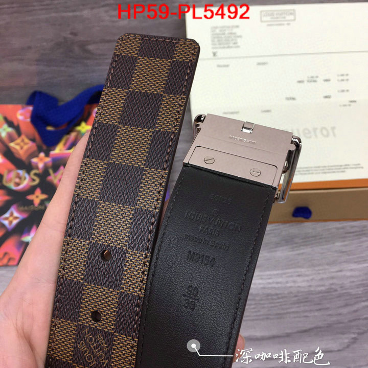 Belts-LV,high quality designer , ID: PL5492,$: 59USD