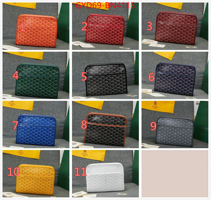 Goyard Bags(4A)-Clutch-,replica aaaaa+ designer ,ID: BN4115,$: 69USD