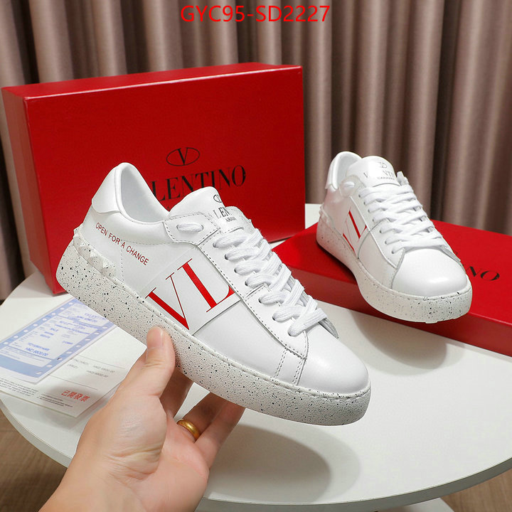 Women Shoes-Valentino,what's the best place to buy replica , ID: SD2227,$: 95USD