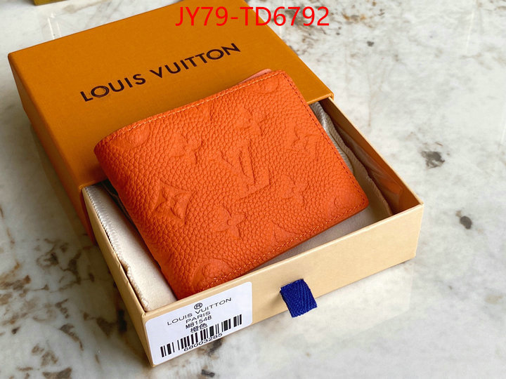 LV Bags(TOP)-Wallet,ID: TD6792,$: 79USD