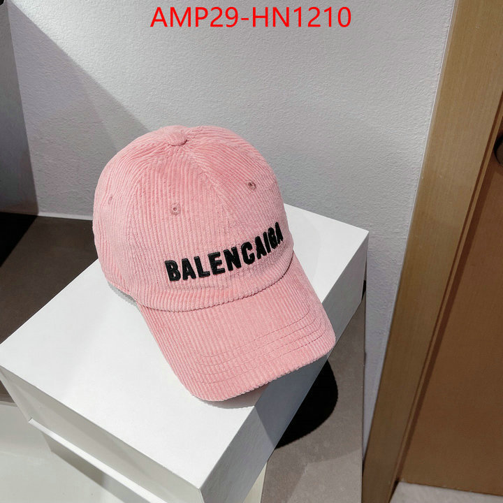 Cap (Hat)-Balenciaga,buy high quality cheap hot replica , ID: HN1210,$: 29USD