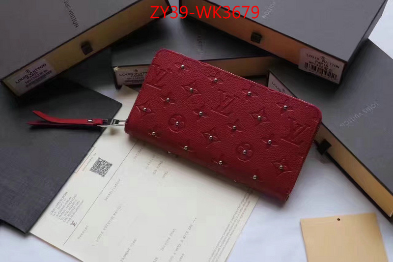 LV Bags(4A)-Wallet,ID: WK3679,$:39USD