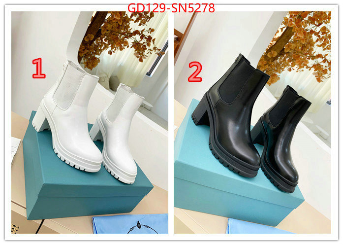 Women Shoes-Prada,the best quality replica , ID: SN5278,$: 129USD