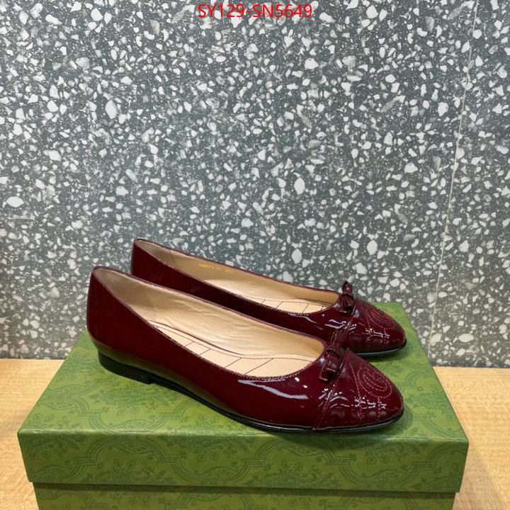 Women Shoes-Gucci,7 star quality designer replica , ID: SN5649,$: 129USD