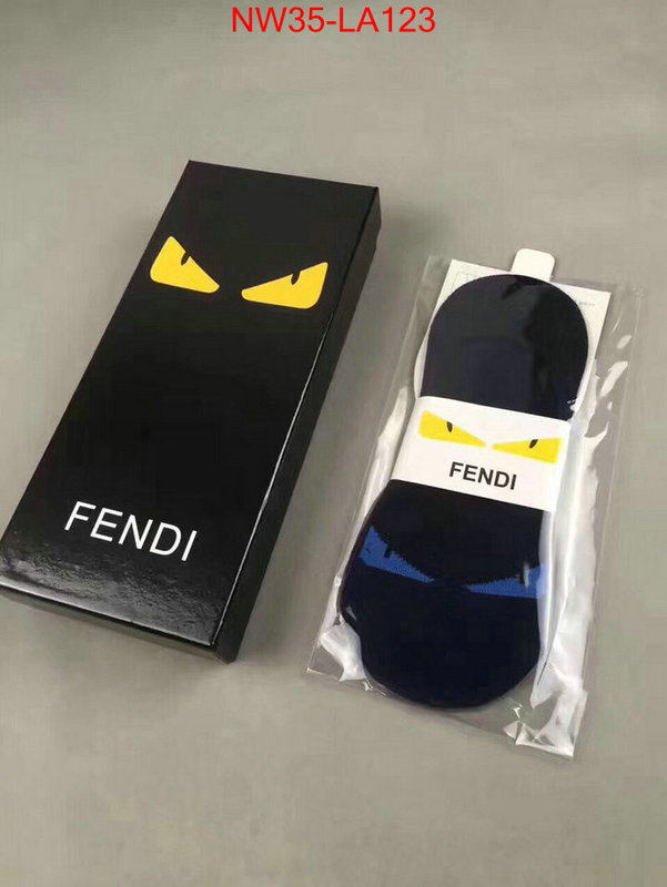 Sock-Fendi,wholesale replica shop , ID:LA123,$: 35USD