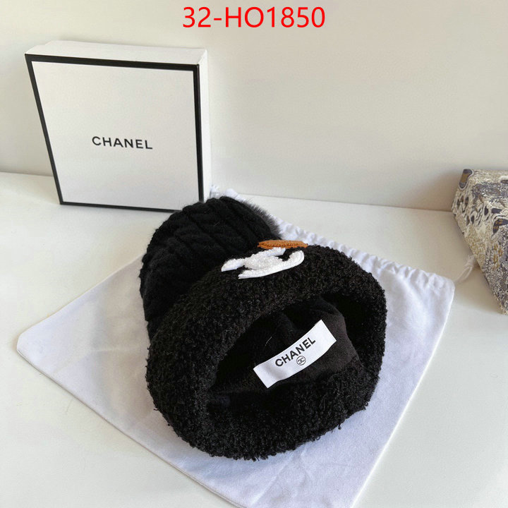 Cap (Hat)-Chanel,1:1 replica wholesale , ID: HO1850,$: 32USD