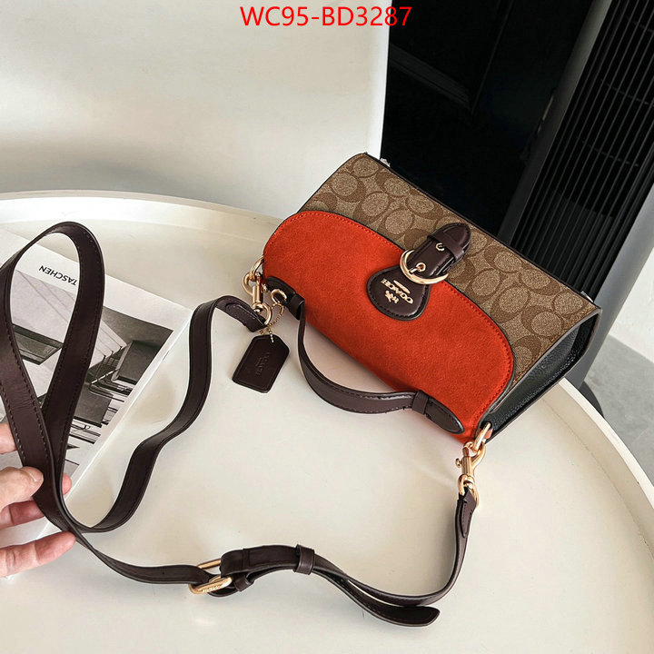 Coach Bags(4A)-Diagonal,1:1 replica wholesale ,ID: BD3287,$: 95USD