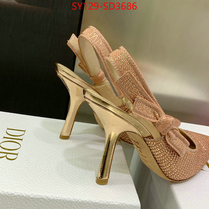 Women Shoes-Dior,buy 2023 replica , ID: SD3686,$: 129USD