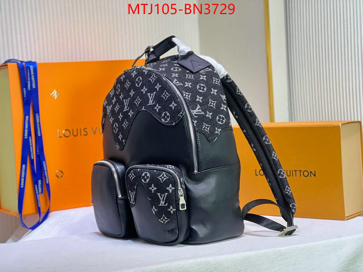 LV Bags(4A)-Backpack-,the top ultimate knockoff ,ID: BN3729,$: 105USD