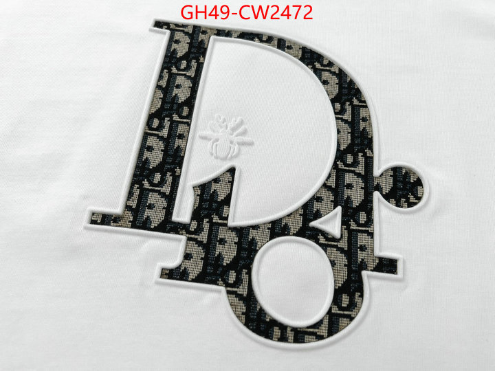 Clothing-Dior,found replica , ID: CW2472,$: 49USD