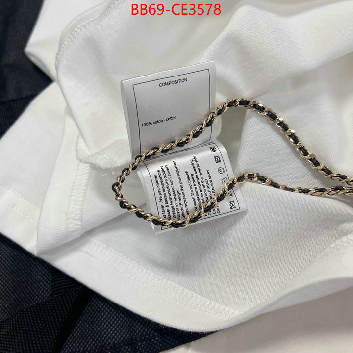 Clothing-Chanel,brand designer replica ,ID: CE3578,$: 69USD