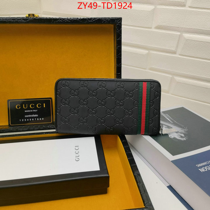 Gucci Bags(4A)-Wallet-,how to find replica shop ,ID: TD1924,$: 49USD