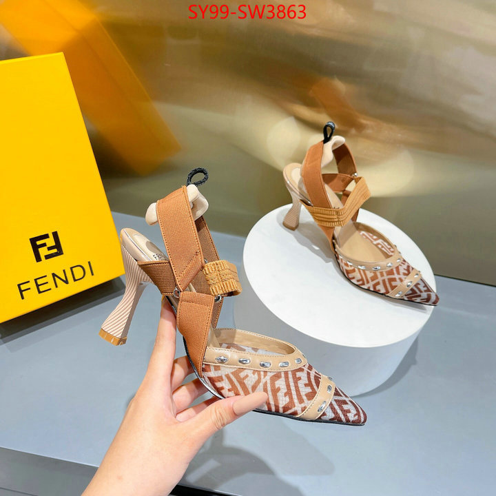 Women Shoes-Fendi,fashion replica , ID: SW3863,$: 99USD